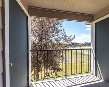 Private balconies and patios
